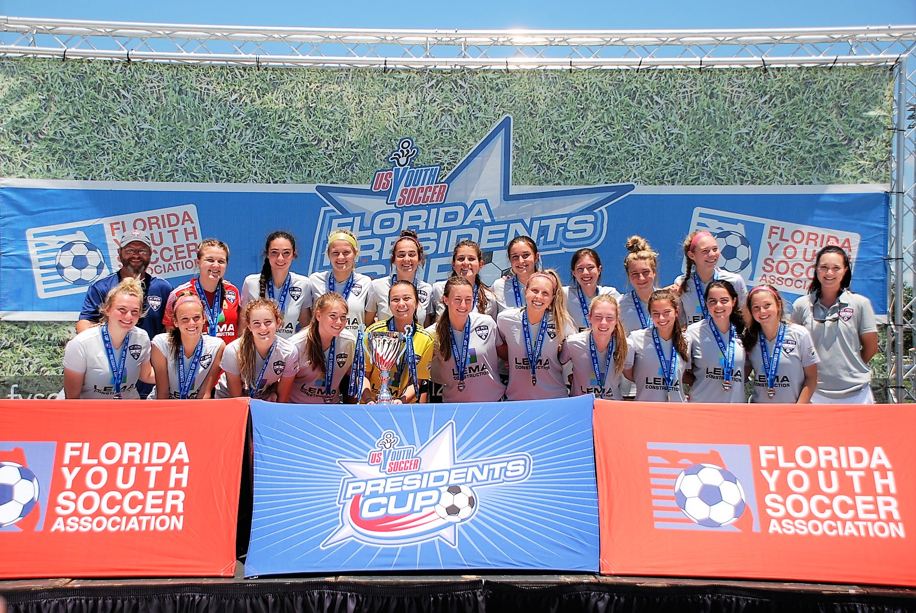 St. Pete Raiders - Tampa U18 Girls Win President's Cup Championship